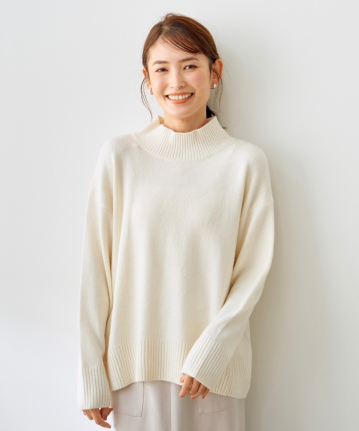 もちもちヤーンハイネックニットプルオーバー｜Stola.（ストラ）公式