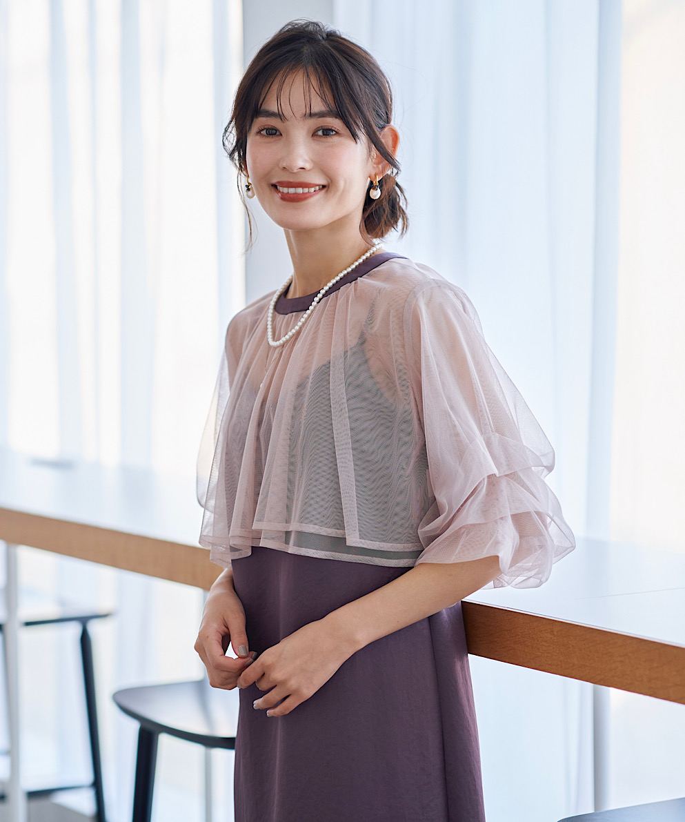 キャミワンピース＆チュールブラウスセット｜Stola.（ストラ）公式通販