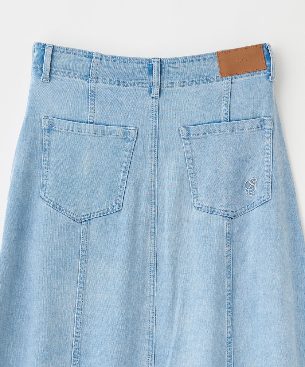 マチ入りデニムスカート｜Stola.（ストラ）公式通販サイト