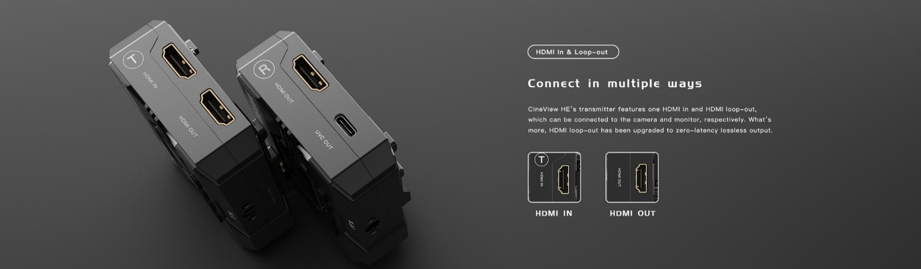 創業祭2026】Accsoon WIT04-HE-RX 高品質映像&音声ワイヤレス伝送