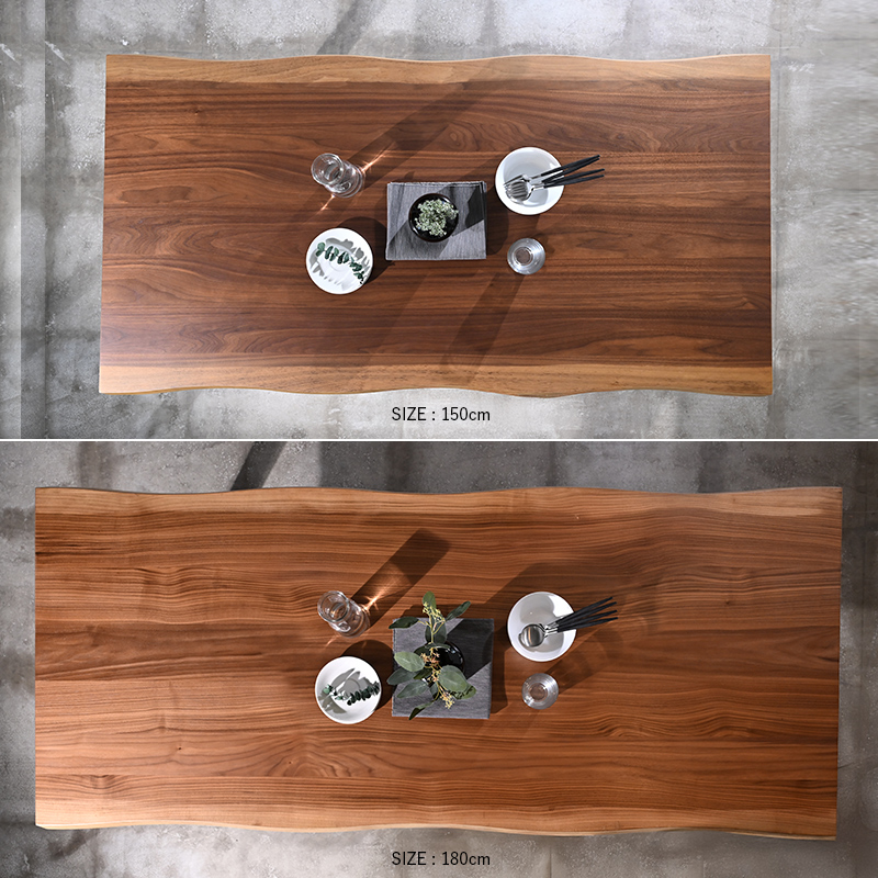 T361WL ほぼ一枚板ダイニングテーブル ウォールナット | 【SR-net