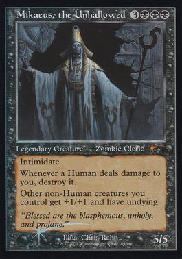 テクスチャー・Foil】(1061)《不浄なる者、ミケウス/Mikaeus, the