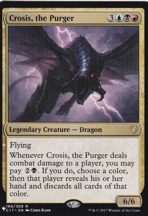 Foil】《粛清するものクローシス/Crosis, the Purger》[INV] 金R