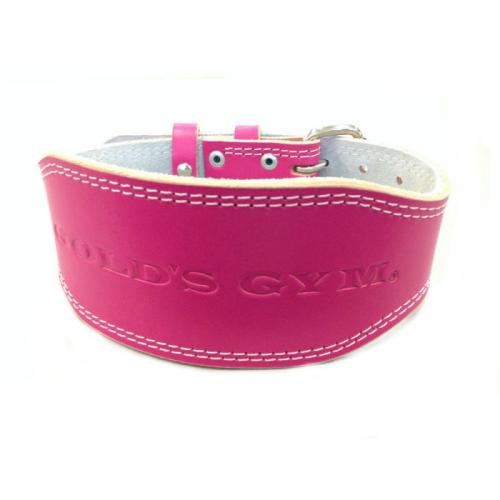 GOLD'S GYM (ゴールドジム) G3325 EXレザーベルト【ピンク