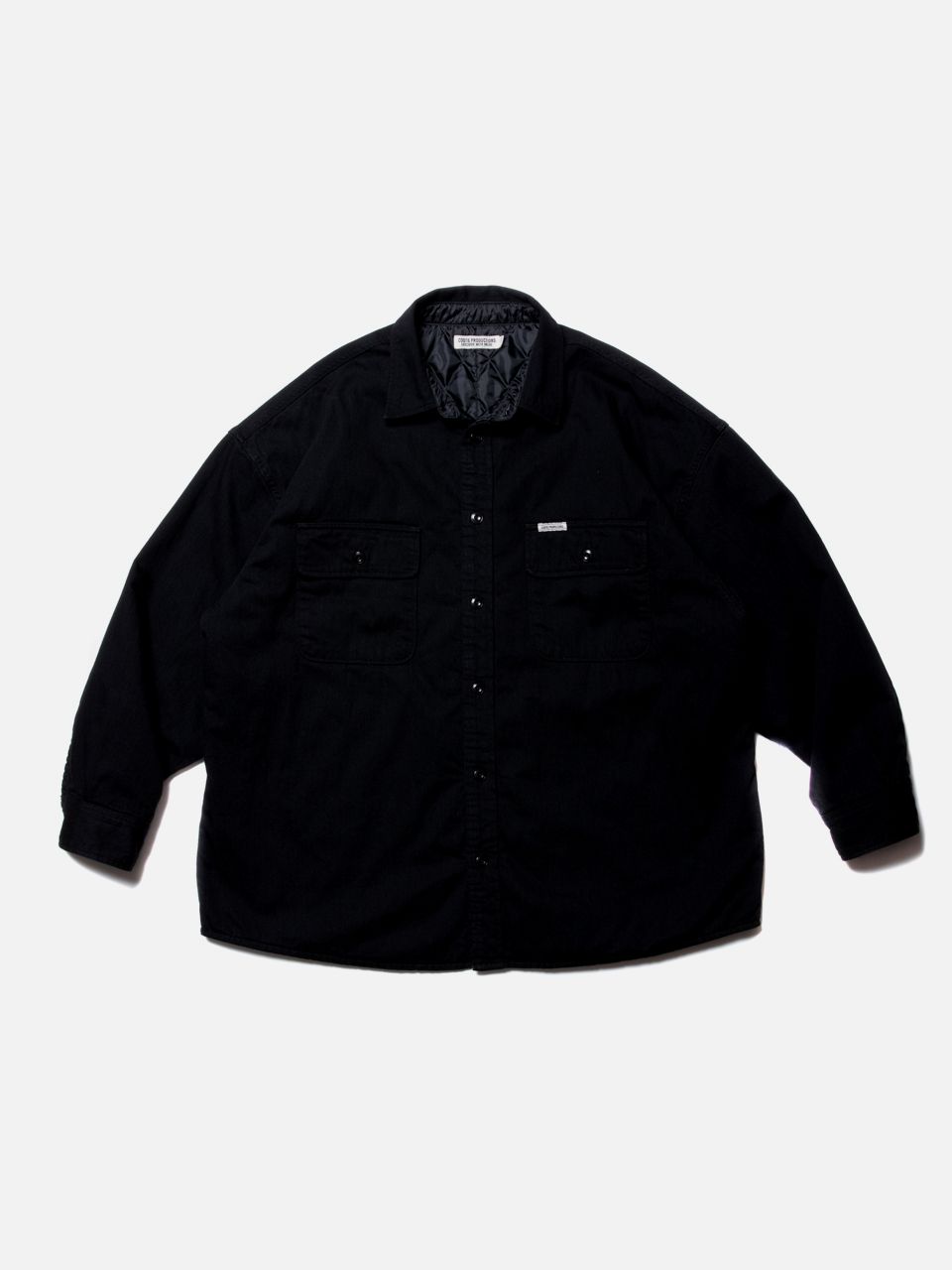 COOTIE / Denim Quilting Shirt Jacket