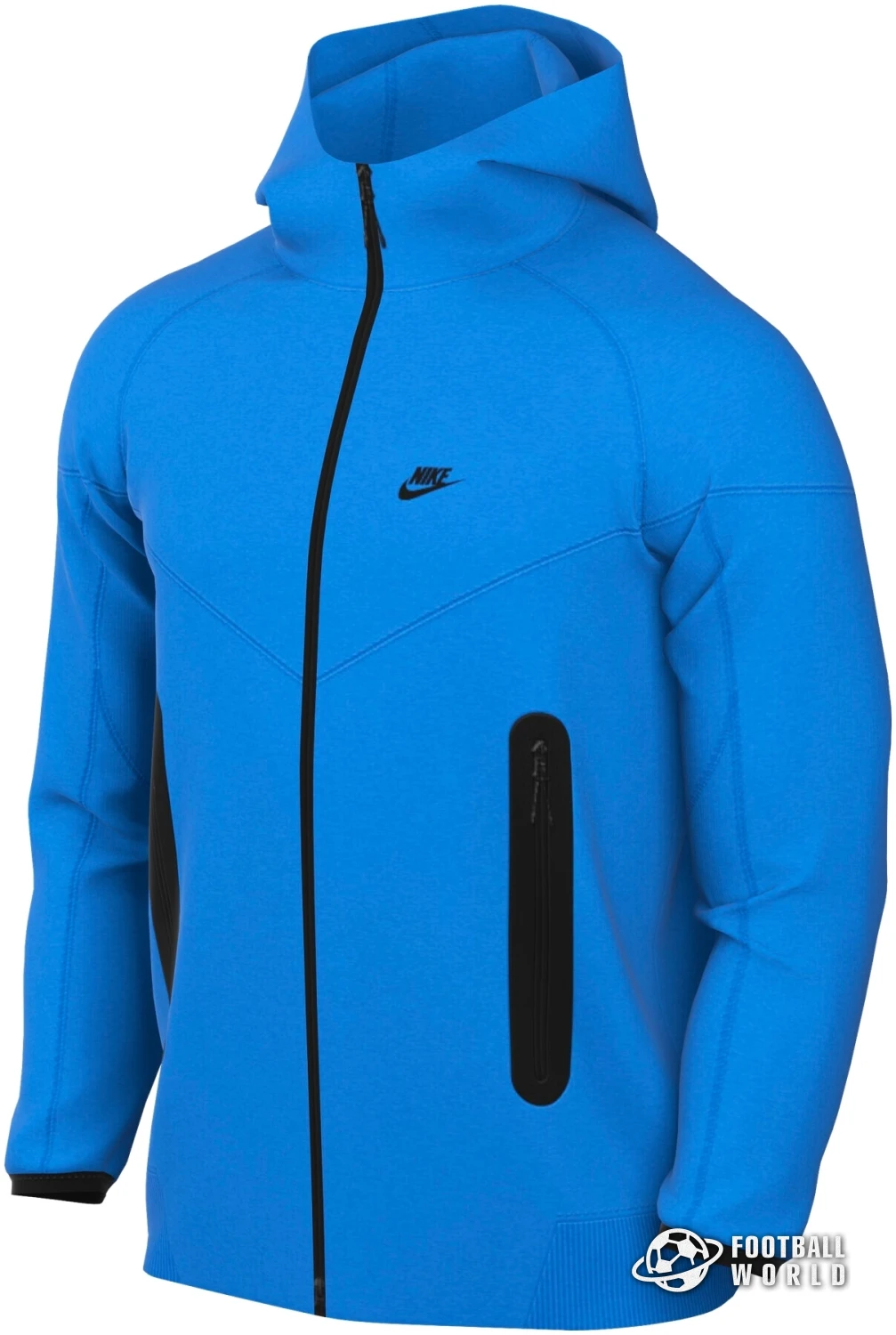 Толстовка Nike M NK TCH FLC FZ WR HOODIE синяя FB7921-435 - купить