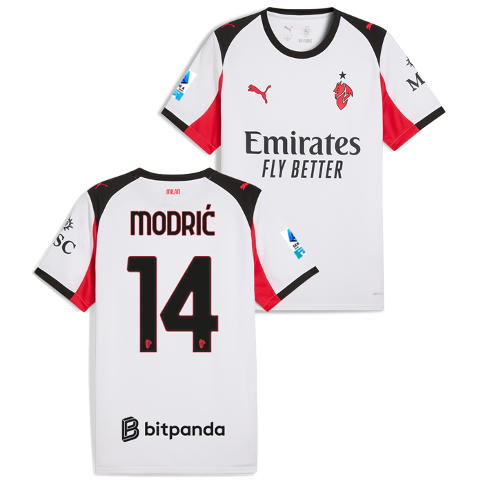 ACミラン 25-26 HOME＆AWAYユニフォーム No.14 モドリッチ 予約受付