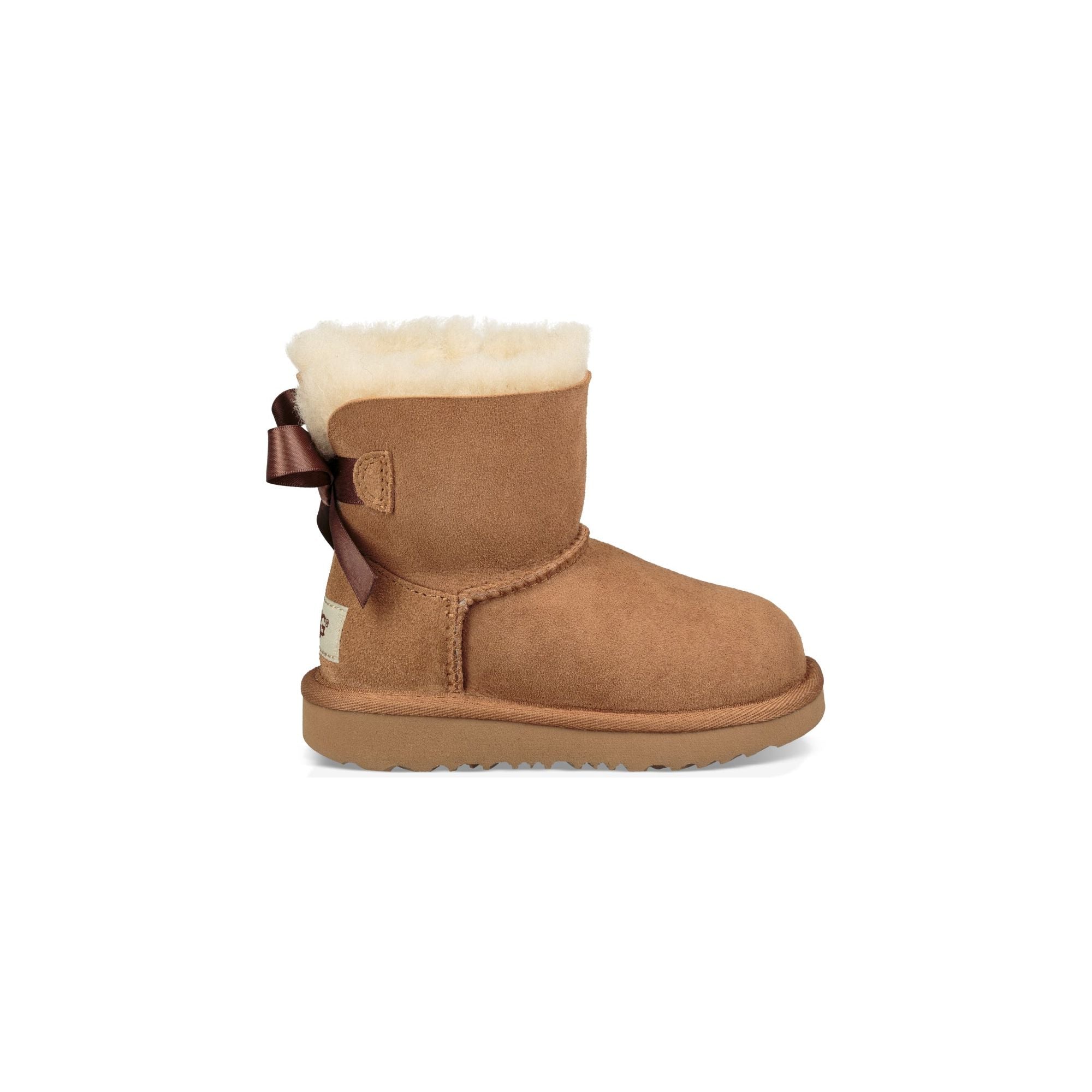 UGG Kids Mini Bailey Bow II Boot in Chestnut