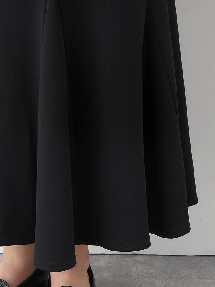 ブラウン カットジョーゼットマーメイドスカート | フォーエル公式通販