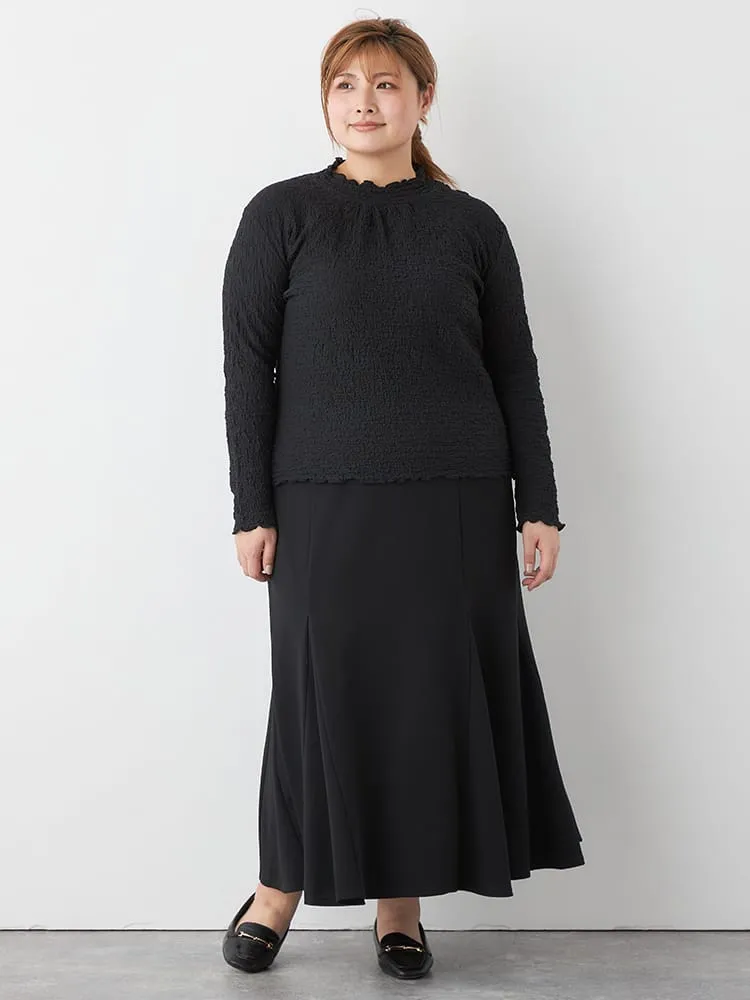 ブラウン カットジョーゼットマーメイドスカート | フォーエル公式通販