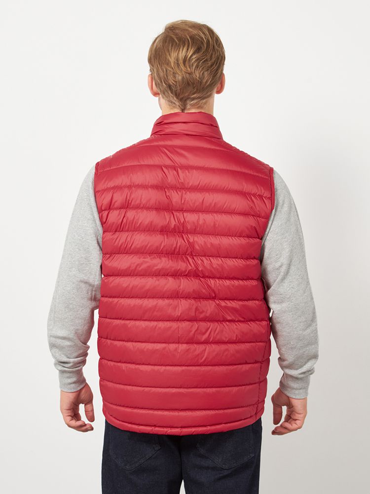 M．グレー 洗える軽量ダウンベストメンズ | フォーエル公式通販