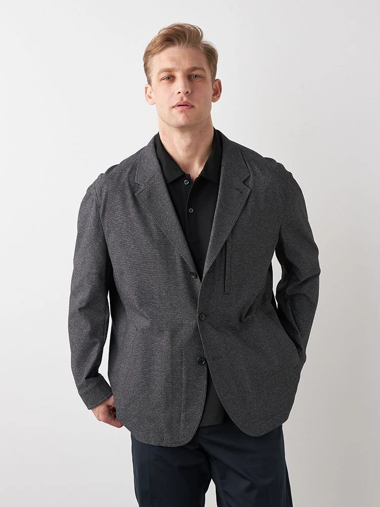 ネイビー 【Franco Rosati】ストレッチ アスリートモデル ジャケット