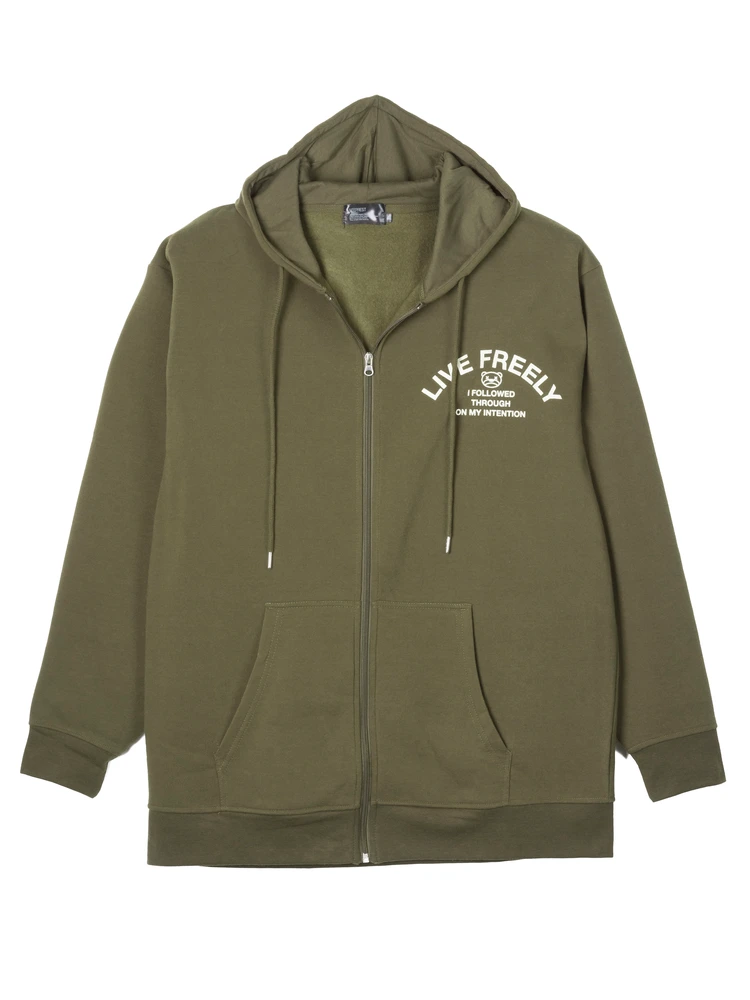 カーキー 裏起毛FZパーカー（熊） | フォーエル公式通販