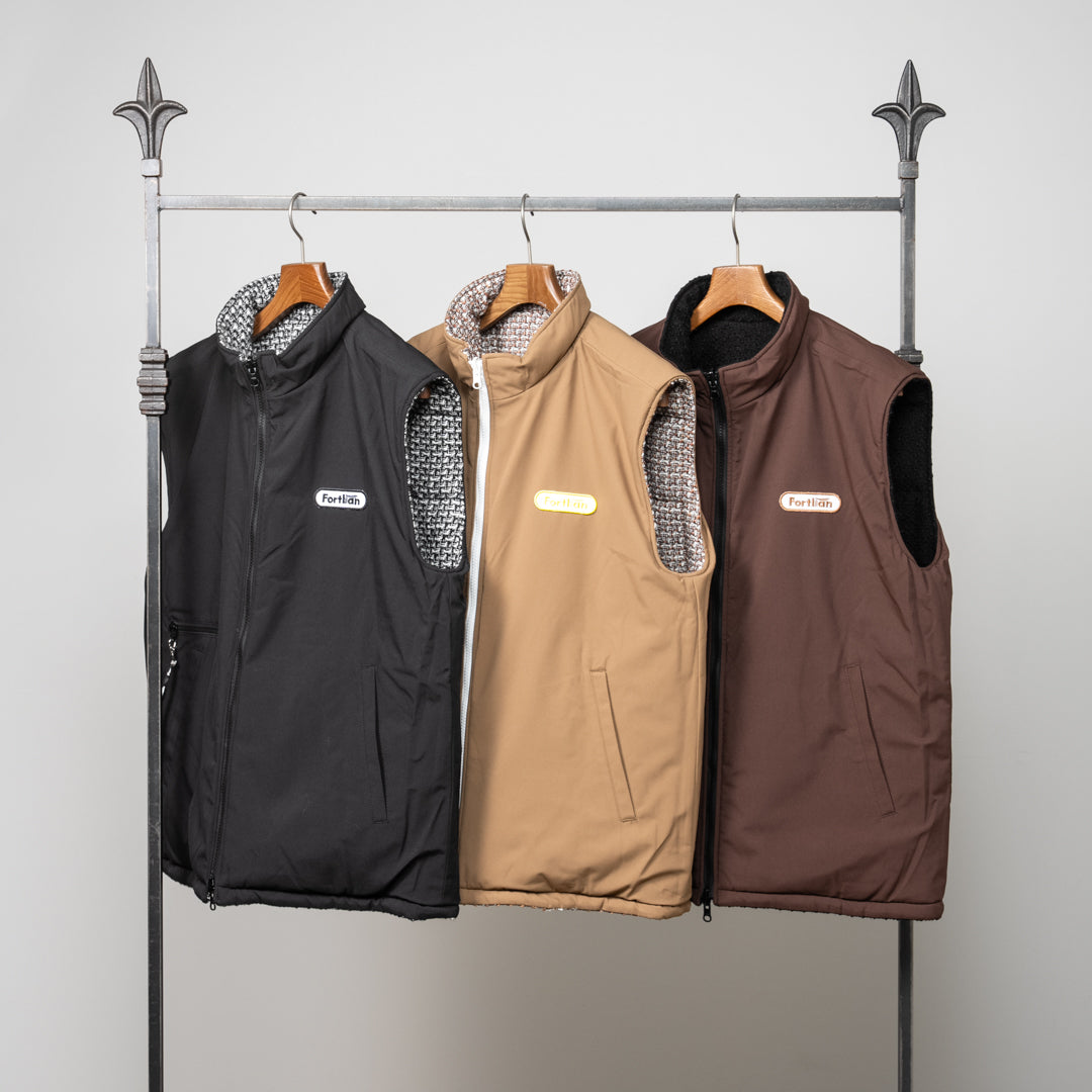 ツイードリバーシブルダウンベストNEW! – フォートリアン・オンライン
