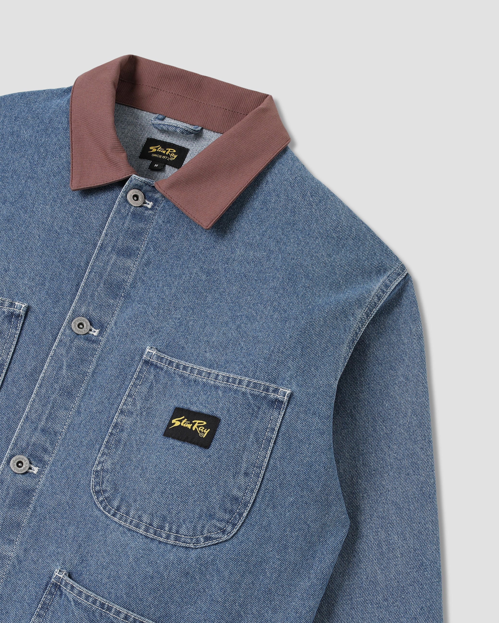 Stan Ray Coverall Jacket - 70s Stone Denim – FORTS