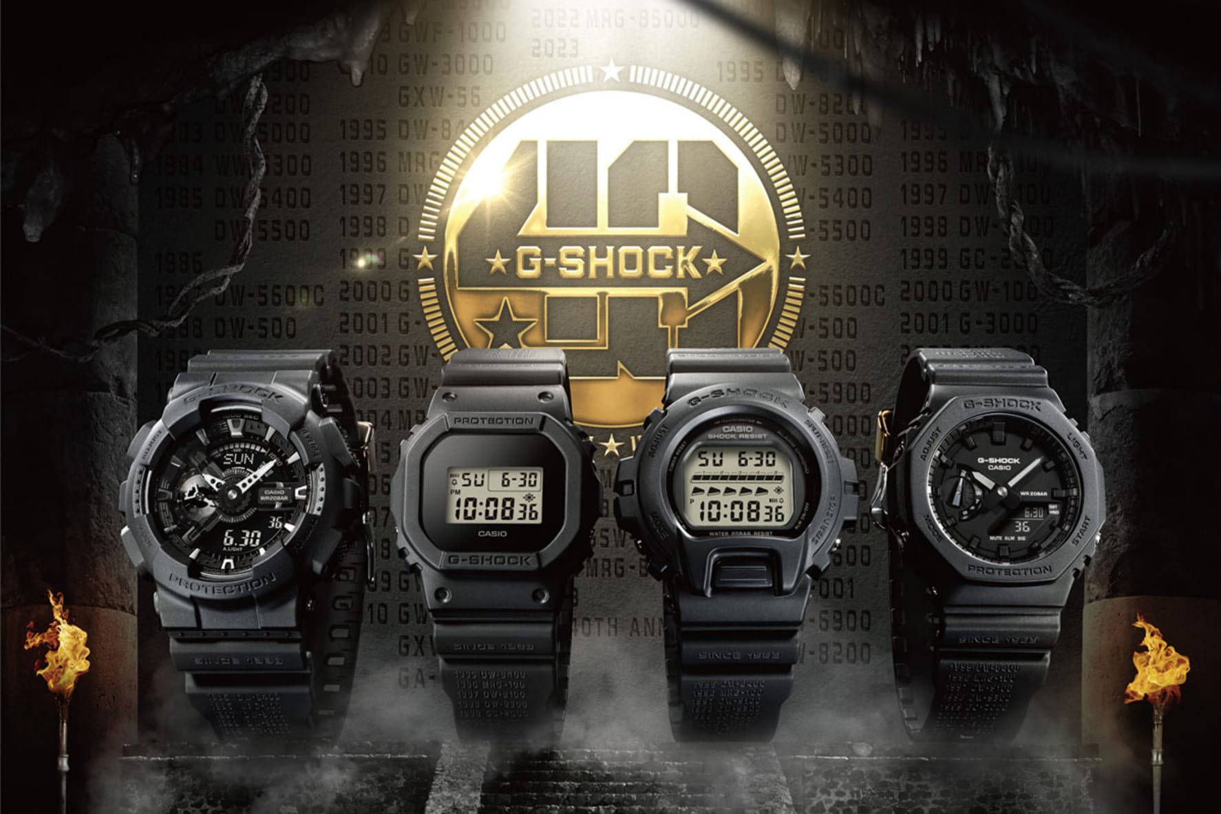 G-SHOCK】歴代モデルの型番をバンドに刻んだ特別なG-SHOCK、どのモデル