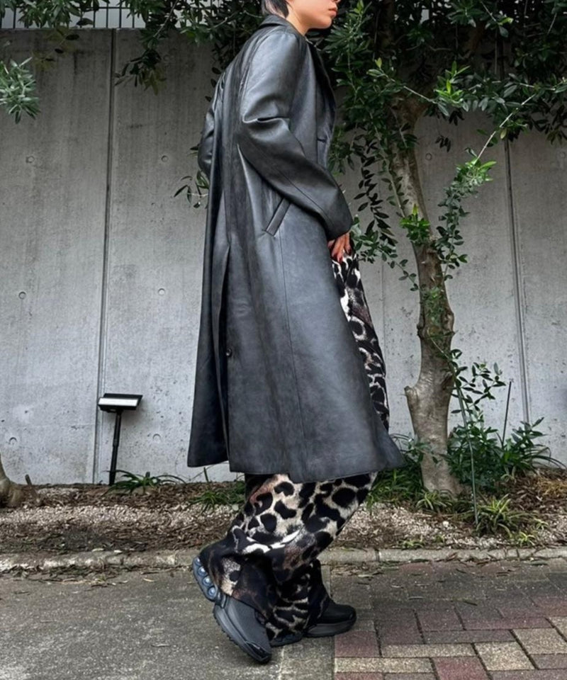 Leather Long Chester Coat ｜フォーゲットミーノッツ(Forget-me-nots
