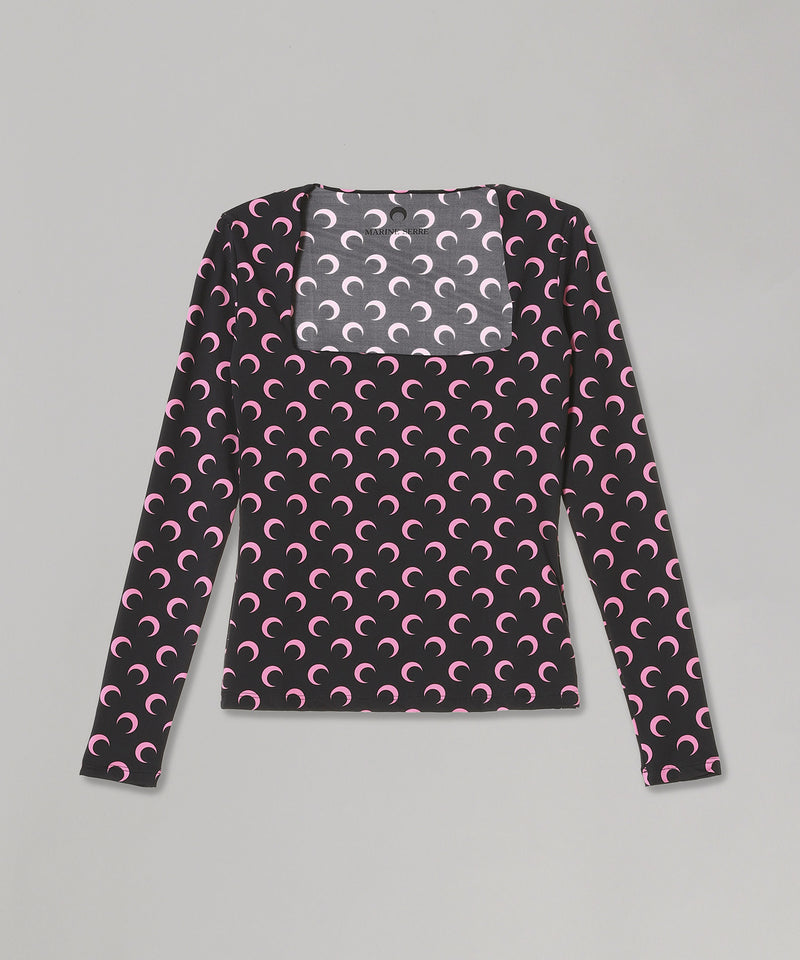 Moon Printed Jersey Ls Squaren｜マリーン セル(Marine Serre