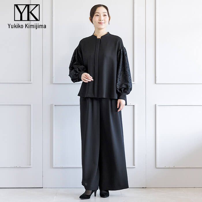 前後2WAYのフォーマルワンピース M・ブラック｜東京ソワール