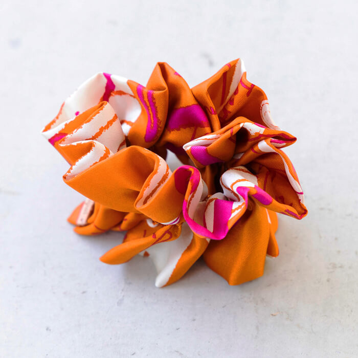 マニプリ｜ラッフルシュシュ ・オレンジ｜東京ソワールオンラインストア