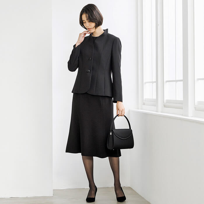 マーメイドラインのフォーマルスカート 9号・ブラック｜東京ソワール