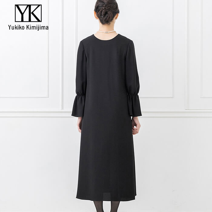 前後2WAYのフォーマルワンピース M・ブラック｜東京ソワール