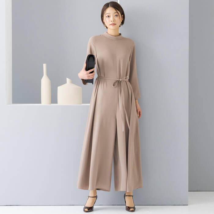 WEB限定｜ワイドオールインワンドレス（ポケットなし） 9号・ピンク