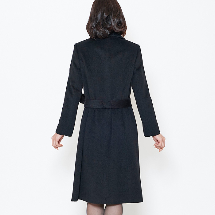 ウールアンゴラのフォーマルコート 9号・ブラック｜東京ソワール