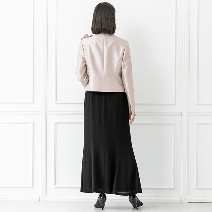 マーメイドラインのロングスカート 9号・ブラック｜東京ソワール