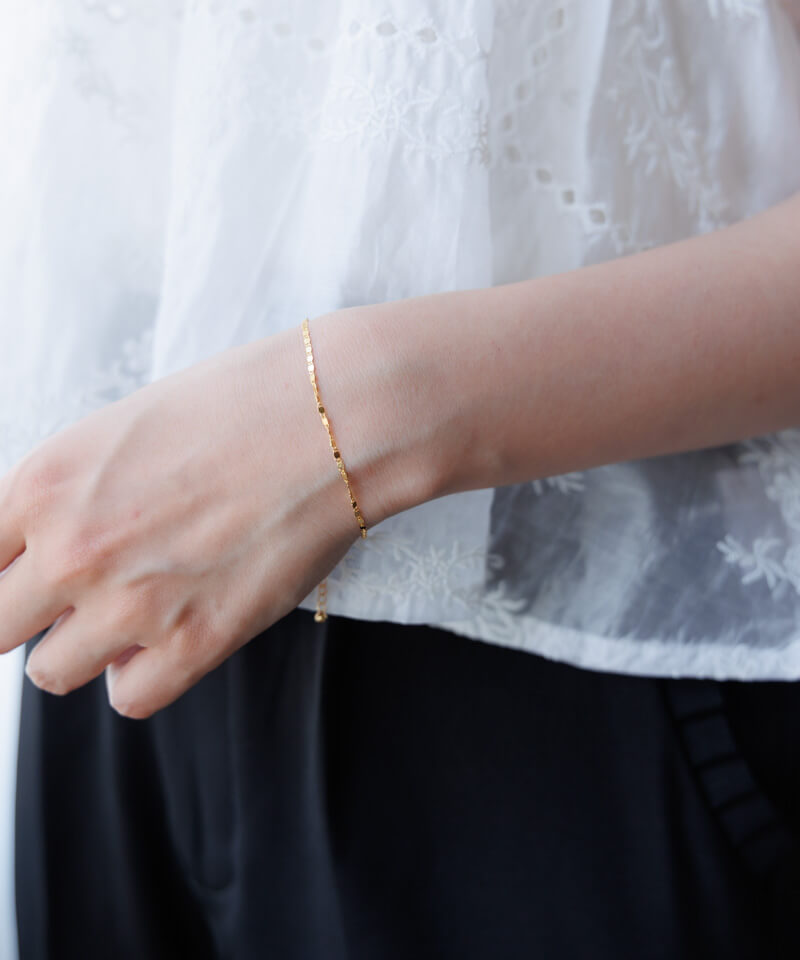 silver chain bracelet ～ｼﾙﾊﾞｰﾁｪｰﾝﾌﾞﾚｽﾚｯﾄ | flower／フラワー公式通販