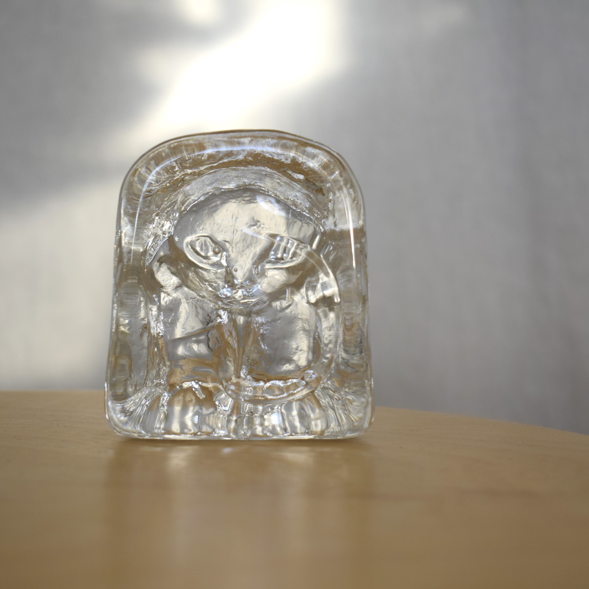 ガラスのオブジェ ・くま？ / Erik Höglund・エリックホグラン / BODA