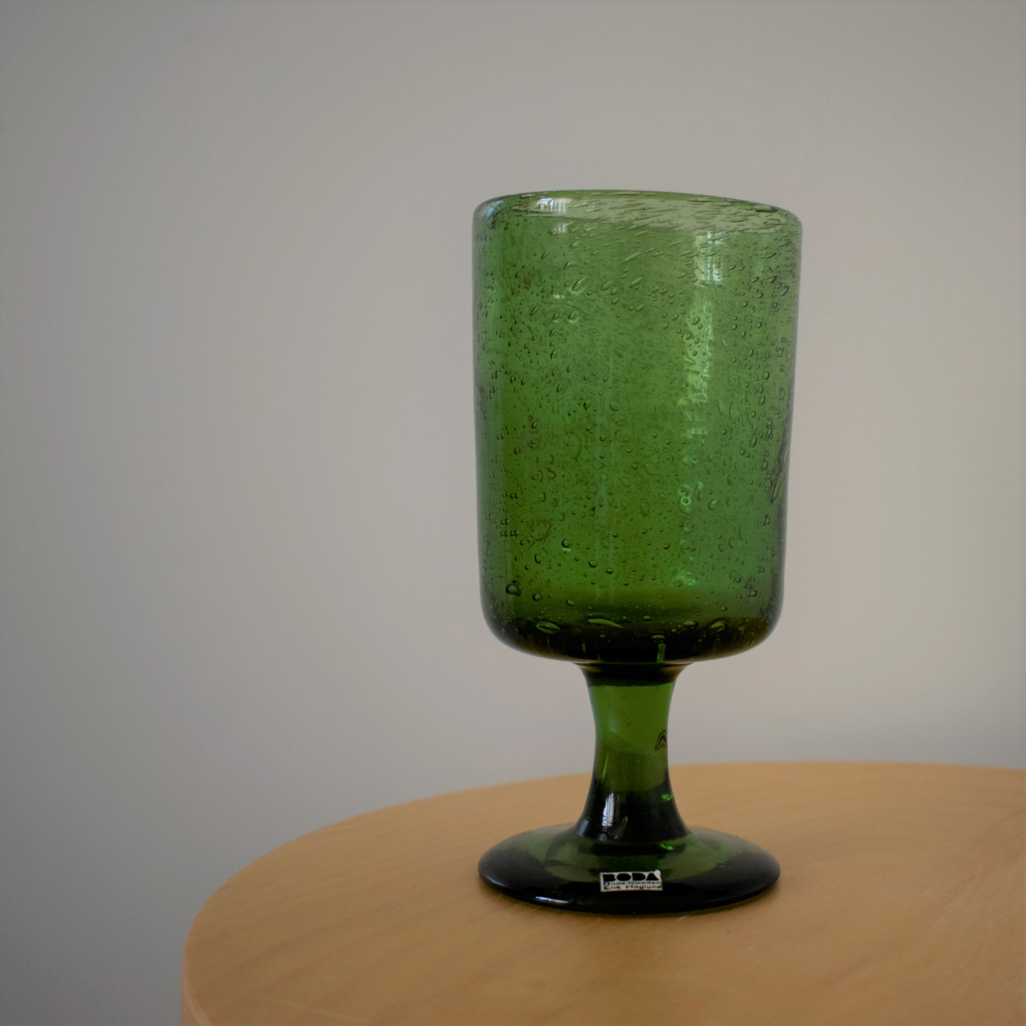 グリーンのガラス / 花瓶・ゴブレット / Erik Höglund・エリック