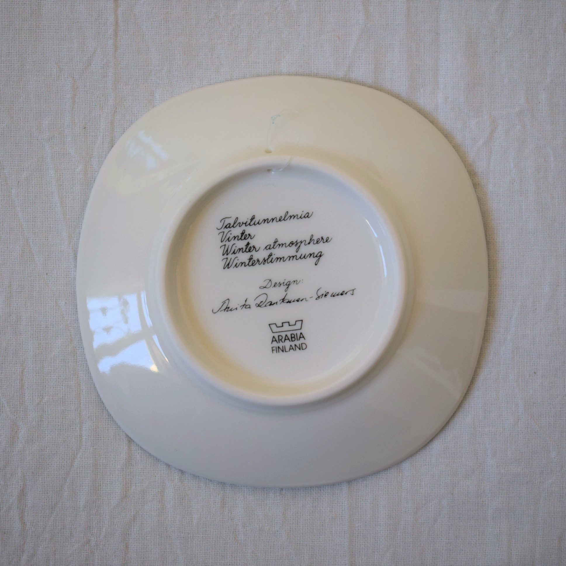 冬のミニプレート / 豆皿・絵皿 / ARABIA・アラビア | florantik