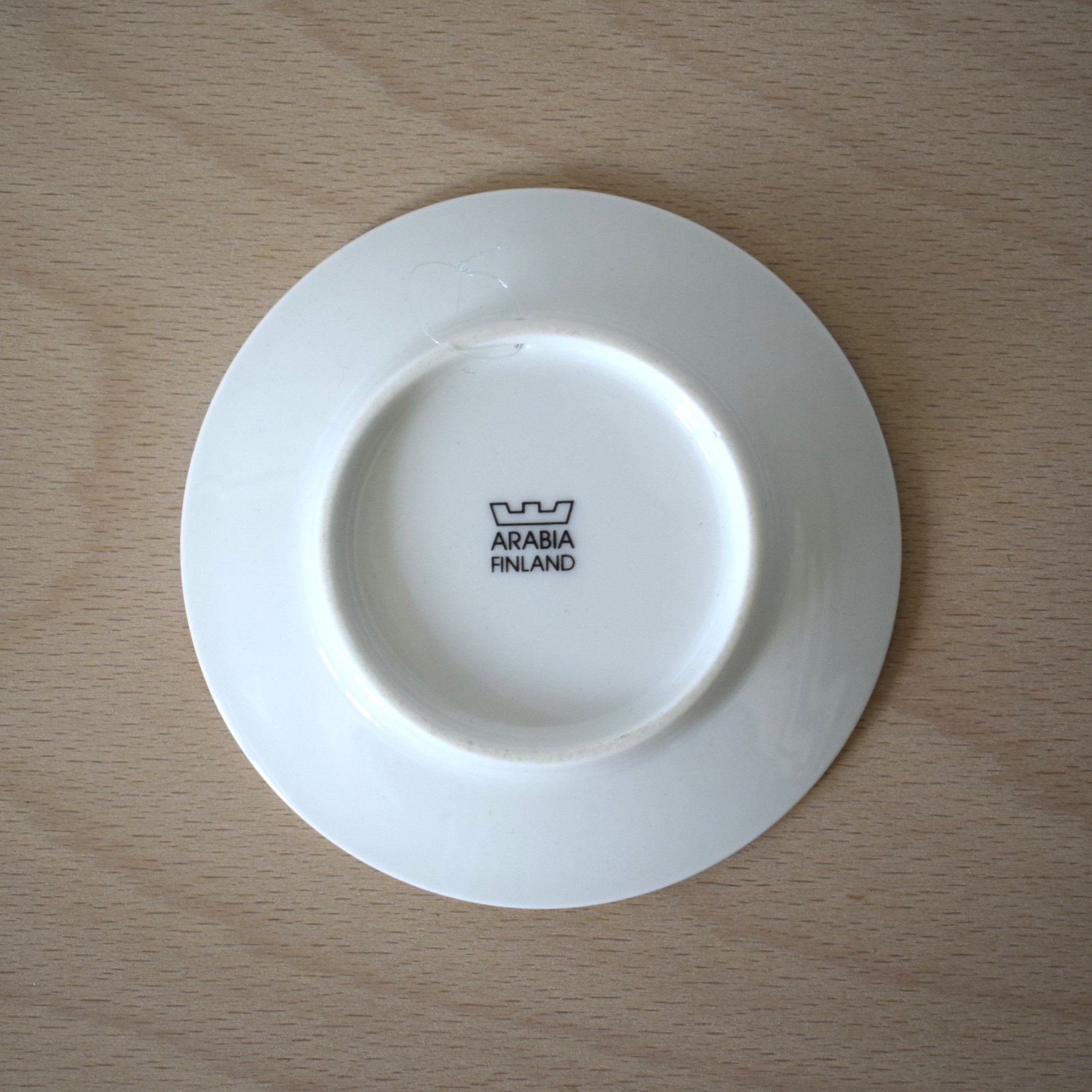 キツネとトムテ・クリスマスプレート / Lennart Helje / ARABIA