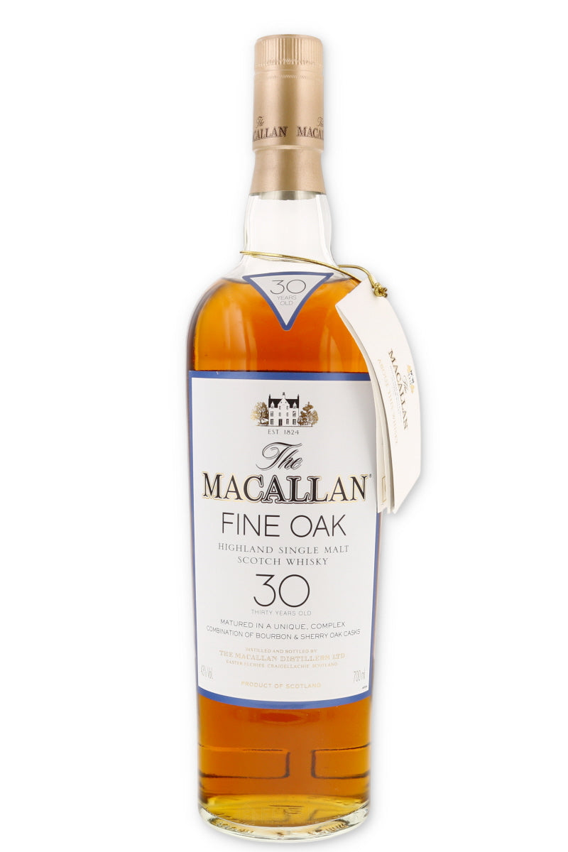 Buy Macallan 30 Year Old Fine Oak Blue Box [Pre-2008, Box Note
