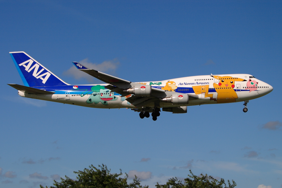 スカイマークのピカチュウジェット登場、ANAポケモンジェット振返り