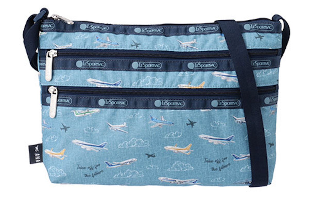 ANA創立70周年記念「LeSportsac for ANA」、歴代の飛行機柄デザインで