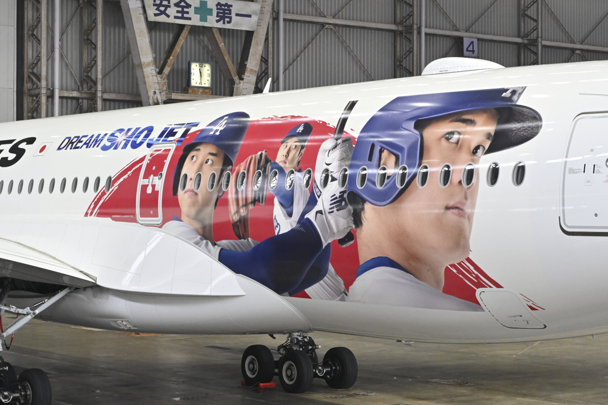 大谷がJALのA350に！ 特別塗装機「DREAM SHO JET」、9月29日運航開始