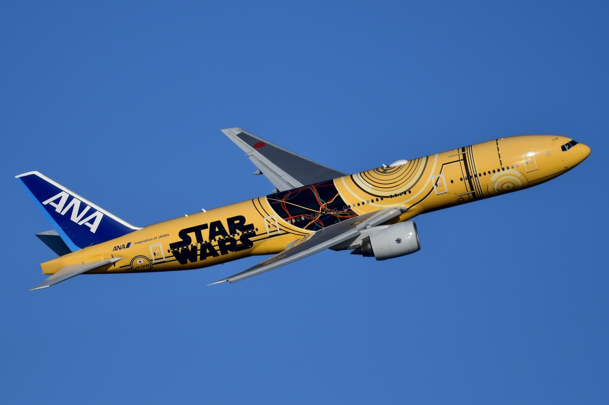 スターウォーズ「C-3PO ANA JET」1月9日に特別塗装での運航終了