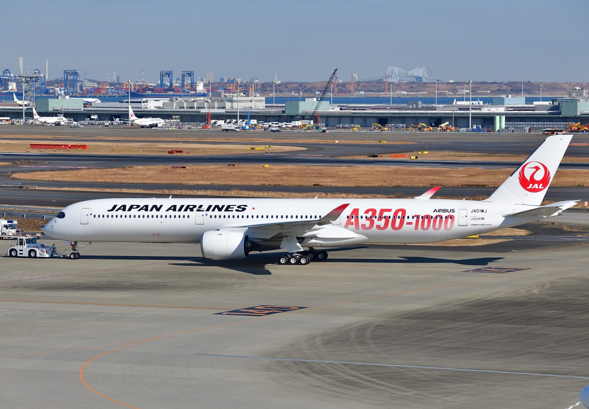 JAL“新フラッグシップ”A350-1000 2号機、まもなく羽田へ 14日午前到着