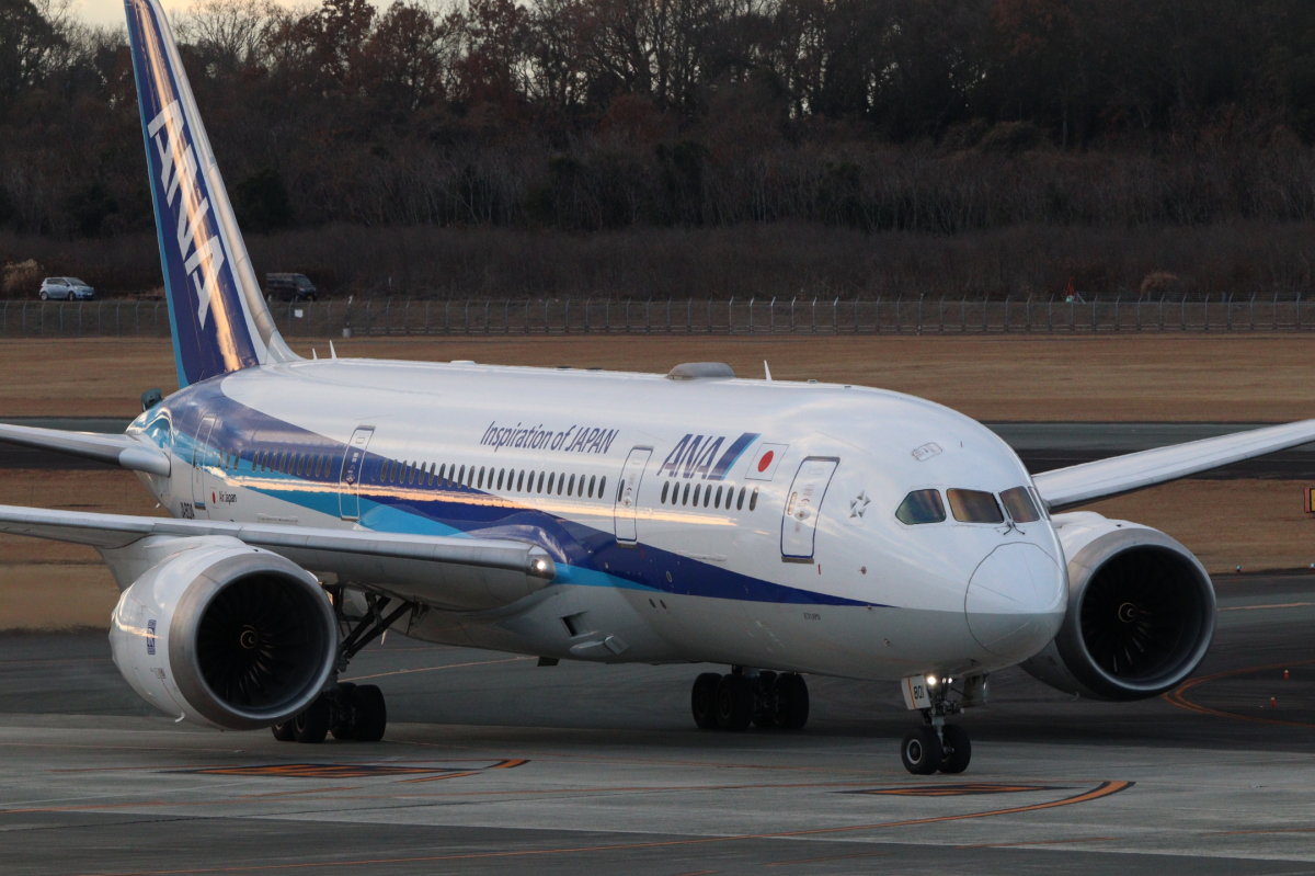あの“サバ”787初号機 JA801A、ANAでのラストフライト 2月29日