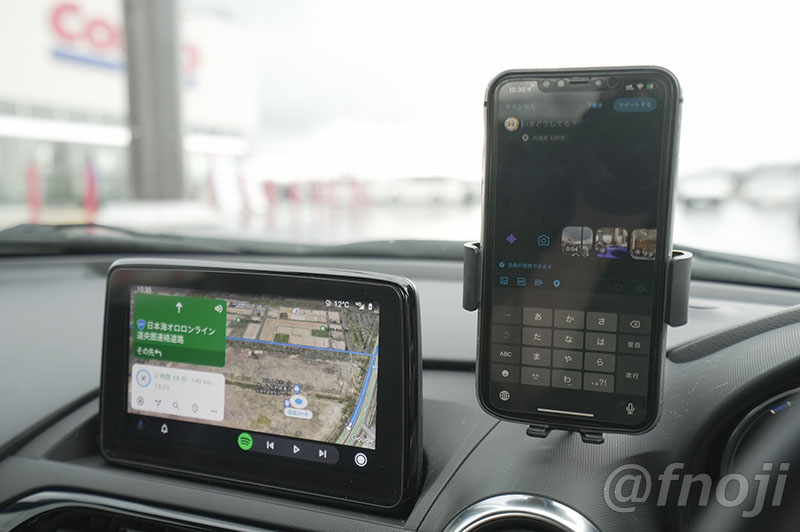 マツダ ロードスターRF (NDERC) に「Android Auto / CarPlay レトロ