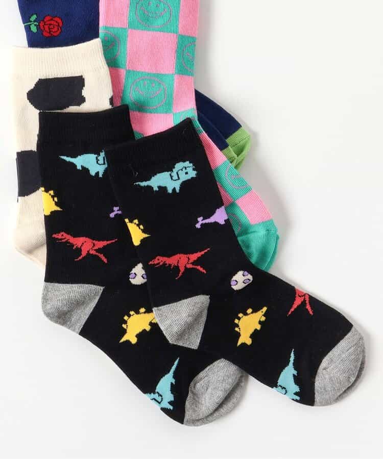 3P対象A BOYSバリエーション総柄ソックス（J154035）|BREEZE（ブリーズ