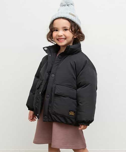 ☆SALE☆スタンドカラー中綿ジャケット_マシンウォッシャブル（J402915