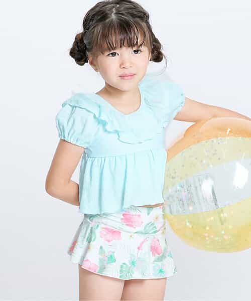 ☆SALE☆リゾート フリルセパレート水着_UVカット（S276025）|SERAPH