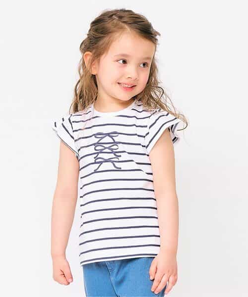 ☆SALE☆WEB限定 袖フリルTシャツ｜7days Style（V207045）|apres les