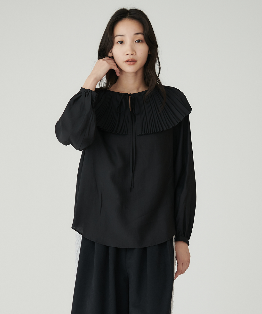 ビッグカラーブラウス – FACE SANS FARD