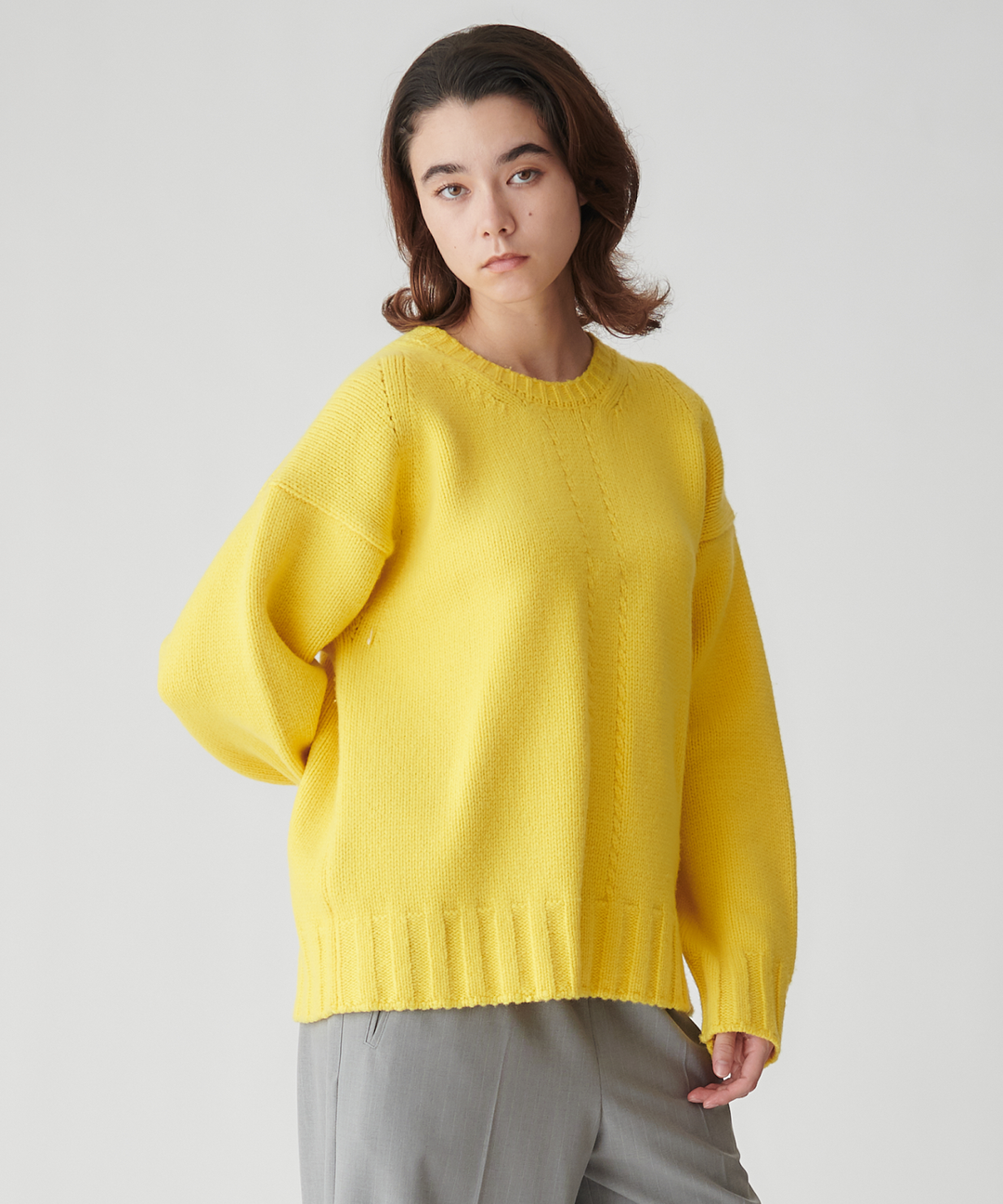 センターケーブル編みニット – FACE SANS FARD