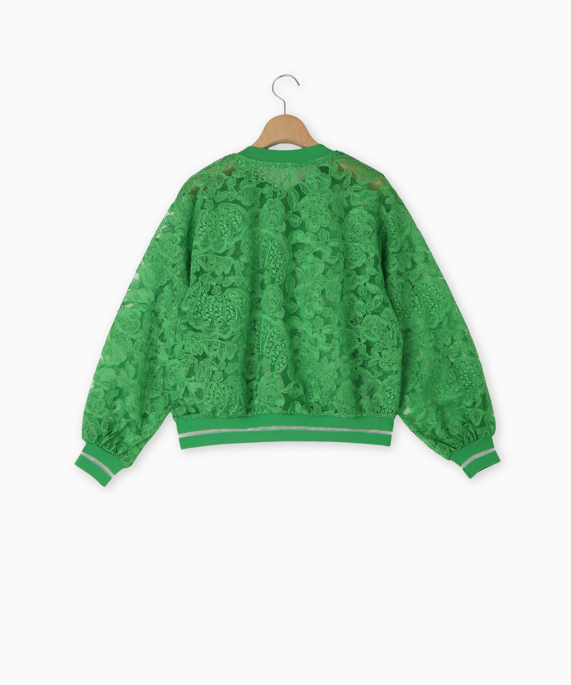 フラワーコード刺繍ブルゾン – FACE SANS FARD