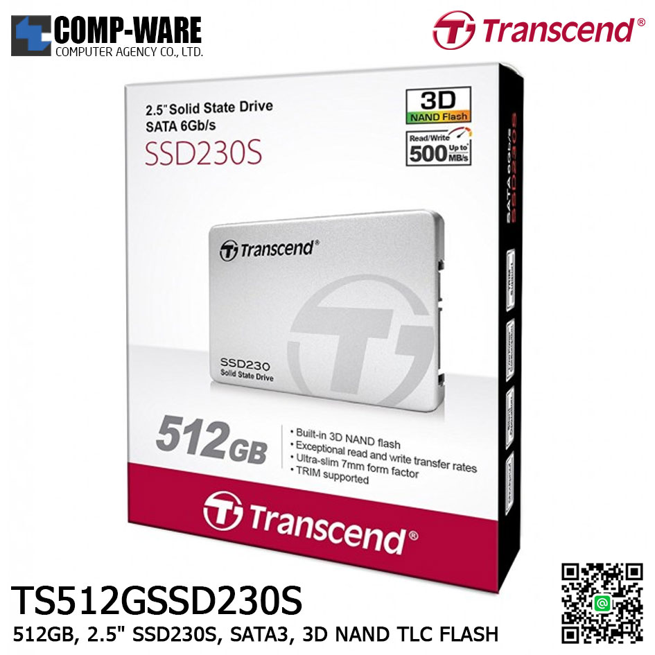 Transcend SSD230S 512GB SSD 2.5